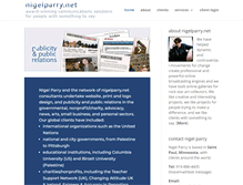 Tablet Screenshot of nigelparry.net